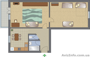 Посуточно 2 ком квартира возле метро Дарница Дарницкий Бульвар  #976571