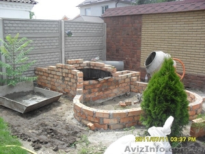 Еврозаборы бетонные изделия в Днепропетровске тротуарная плитка навесы из полика #1000907