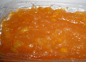 Термостабильная начинка - персик в геле. #993289