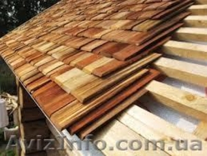 монтаж гонта колотого кровельного #986835