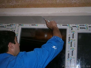 Монтаж оконных откосов Днепропетровск. Монтаж откосы на окна в Днепропетровске.  #996376