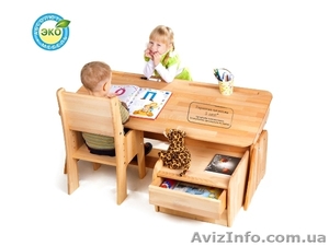Набор - парта С886 + стул + тумба #992117
