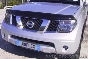 Аирдефлектор капота (мухобойка) Nissan Pathfinder (R51) / Navara (D40)  #998491