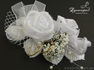 Свадебные бутоньерки ручной работы #988230