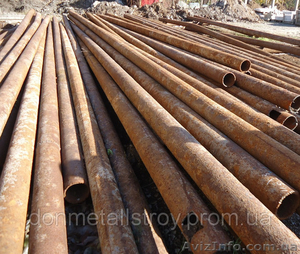 Демонтированная труба стальная д.168х10. #987377