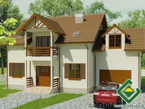 Строительство панельно-каркасных домов под ключ (СИП-панели) 205, 8 м2 #994414