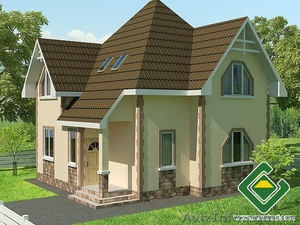 Строительство панельно-каркасных домов под ключ (СИП-панели) 107, 13 м2 #994419