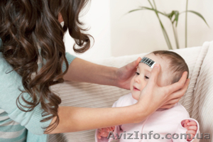 Безопасный градусник сенсорный термометр мягкая полоска #1001235