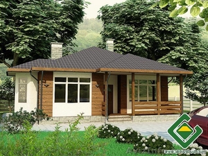 Строительство панельно-каркасных домов под ключ (СИП-панели) 101.42 м2 #994420