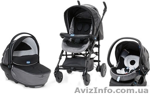 Продается детская б/у коляска Chicco New Trio Living Smart 3 в 1 #987603