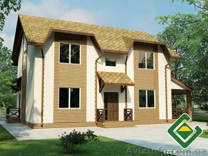 Строительство панельно-каркасных домов под ключ (СИП-панели) 156, 55 м2 #994435