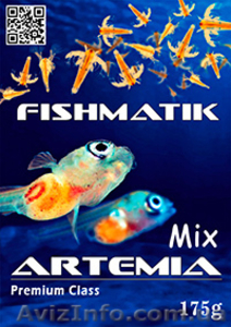 Смесь соли и яиц артемии Fishmatik Premium class 175 г #990511
