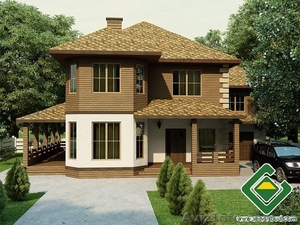 Строительство панельно-каркасных домов под ключ (СИП-панели) 278, 52 м2 #994438