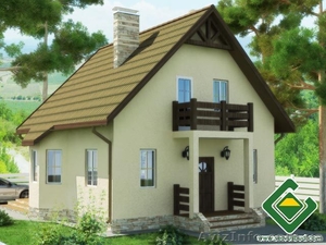 Строительство панельно-каркасных домов под ключ (СИП-панели) 98, 24 м2 #994440