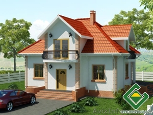 Строительство панельно-каркасных домов под ключ (СИП-панели) 155, 47 м2 #994443