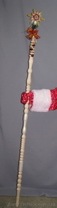 Посох Деда Мороза ручной работы #1011525