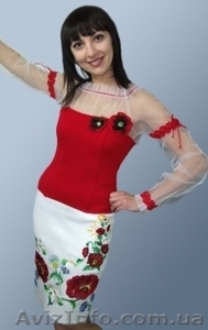 Машинная вышивка Днепропетровск вышивка на одежде #1007518