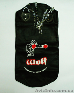 Мешок боксерский кожаный ТМ Wolf  #1013775