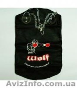 Мешок боксерский кожаный ТМ Wolf  (90х35) #1013777