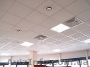 Подвесной потолок Армстронг,  Грильято - монтаж  #1003046