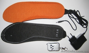 Продам стельки с подогревом (термостельки) с пультом управления. #1013274