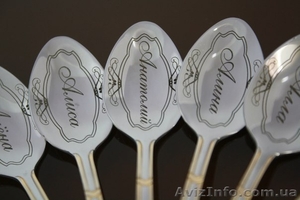 Продам оптом сувенирные гравированные ложки #1002511