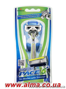 Бритвенная система Dorco Pace6 Plus купить в розницу и оптом #1010424
