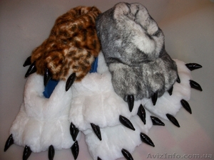 тапочки лапы с когтями #1006790