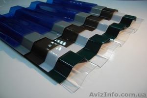 Цветной и прозрачный шифер ПВХ #1010927