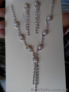 Колье и серьги с жемчугом #1021122