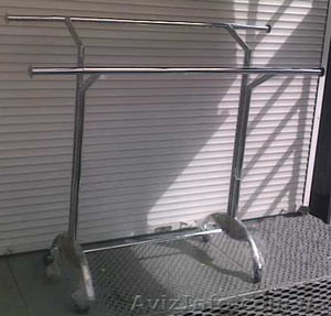 Стендер для одежды хромированный #1019748