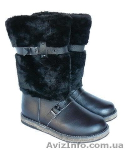 Унты - натуральная овчина,  кожа #1011834