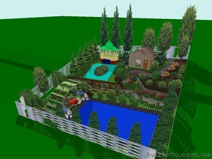 Ландшафтное проектирование в 3D программе #1028979