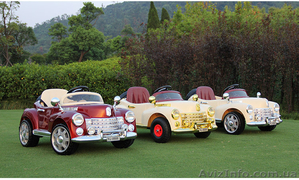 Спешите!  Детский электромобиль Buick 8888 RETRO - БОРДО #1020044