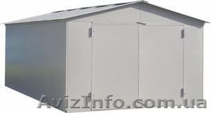 Гараж,  двери,  ворота металлические #1000243