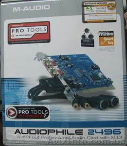 Звуковая Карта M-Audio Audiophile 2496 #1025912