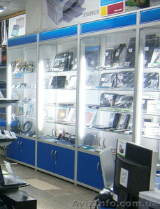 Продам универсальные витрины с подсветкой,  б/у. #1030852