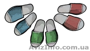 Купить тапочки для гостиницы. Одноразовые тапки. #1026757