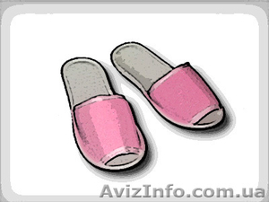 Купить тапочки для сауны. Одноразовые тапки. #1026754