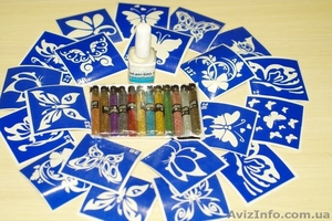 ТРАФАРЕТЫ ДЛЯ БИО-ТАТУ #1028006