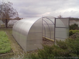 Прочные теплицы под поликарбонат или пленку #1043101