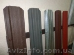 Штакетник металлический ширина 115мм с завальцованными торцами 32 цвет #1032875