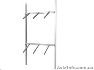 Стеллаж эконом для магазина одежды. #1048147