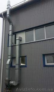 Принудительная вытяжная,  приточная система вентиляции промышленного назначения  #1037828