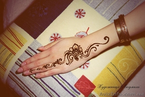 Индийская роспись хной,  мехенди,  менди #1040051