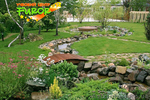 Ландшафтный дизайн в учебном центре 