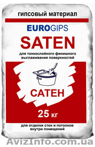 Шпаклевка Сатенгипс Турция Satengips EUROGIPS (25 кг) #1042531