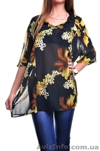 продам крупным оптом блузы батал летние #1047497