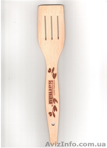 Лопатки кухонные из дерева,  деревянные ложки,  вилки #1036858