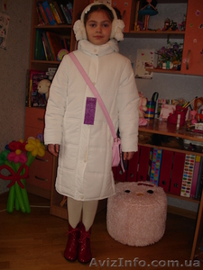 Новое демисезонное пальто для девочки, р. 32-34 #1047220